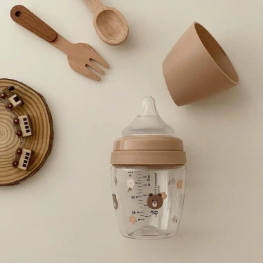 Bình Sữa Hạt Gạo TGM Hàn Quốc cho Bé Sơ Sinh - Tritan Chống Sặc, Kèm Núm Ti 6