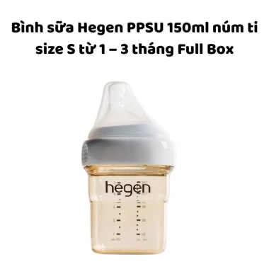 Bình Sữa Hegen 150-330ml PPSU Núm Ti Siêu Mềm - Chính hãng bé 1-3 tháng 310.000 VND 10