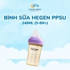 Bình sữa Hegen 240ml PPSU núm silicone cho bé 3‑6 tháng, giá ưu đãi 550k