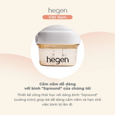 Bình sữa Hegen 60ml núm ti Extract Flow - Chống sặc, an toàn cho bé 0‑1 tháng 3