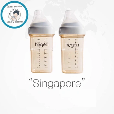 Bình Sữa Hegen Chính Hãng 150/240/330ml Nhập khẩu Singapore - 345k bé 0-9 tháng