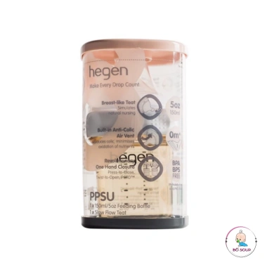 Bình sữa Hegen chính hãng cao cấp 60-150-240-330ml - Giá ưu đãi 606.000 VNĐ 9