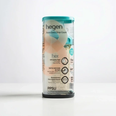 Bình sữa Hegen PPSU 330ml size L núm ti, an toàn cho bé trên 6 tháng, màu Robin Egg Blue giới hạn, độ bền cao, thiết kế sang trọng - giảm còn 979.000₫ 7