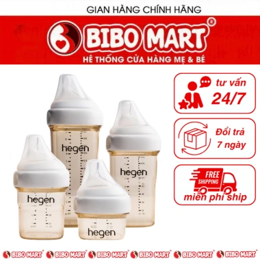Bình Sữa HEGEN PPSU 60-330ml Núm Ti Siêu Mềm Chất Lượng Cao Giá 385k