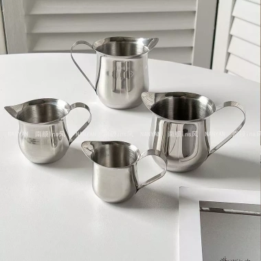 Bình sữa inox Ounce 300ml - Cốc uống sữa, espresso, cà phê, nồi miệng sắc nét Bình sữa inox Ounce 300ml - Cốc uống sữa, espresso, cà phê, nồi miệng sắc nét