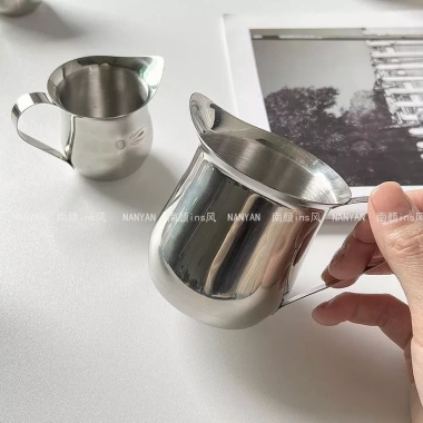 Bình sữa inox Ounce 300ml - Cốc uống sữa, espresso, cà phê, nồi miệng sắc nét