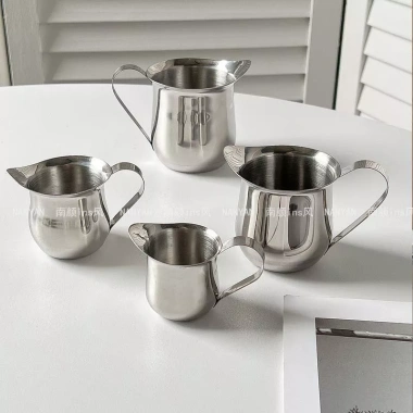 Bình sữa inox Ounce 300ml - Cốc uống sữa, espresso, cà phê, nồi miệng sắc nét