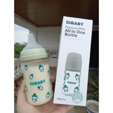 Bình Sữa IOBABY PPSU 170ml 270ml Họa Tiết Xinh Xắn và 1 Núm Giá Ưu Đãi 75.000 6