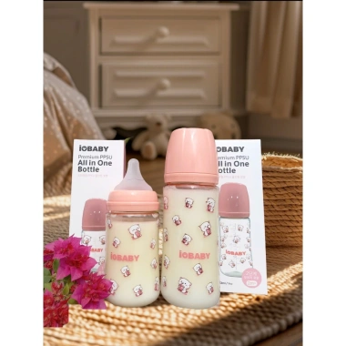 Bình Sữa IOBABY PPSU 170ml 270ml Họa Tiết Xinh Xắn và 1 Núm Giá Ưu Đãi 75.000 7