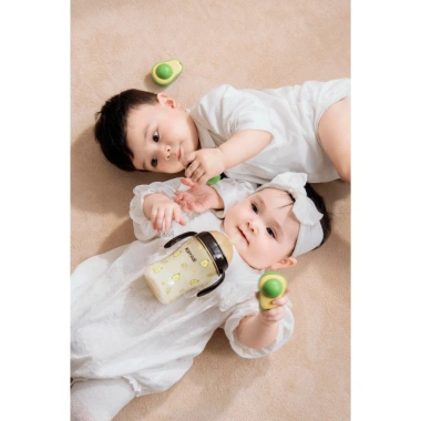 Bình Sữa Kamidi Chất Liệu PPSU 210ml-300ml Họa Tiết Bơ An Toàn Giá Ưu Đãi 422.900 VND