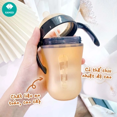 Bình Sữa Kamidi Silicon Nâu 150ml/250ml - Đầu Ti Mẹ An Toàn, Giá Giảm 341k 8