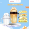 Bình sữa Kamidi silicone an toàn cho bé sơ sinh, chống sặc, giảm đầy hơi, 414k