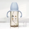 Bình sữa KU.KU Duckbill PPSU 300ml - Cổ rộng xoay 360°, van chống sặc, tay cầm 2