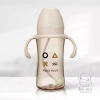 Bình sữa KU.KU Duckbill PPSU 300ml - Cổ rộng xoay 360°, van chống sặc, tay cầm 3