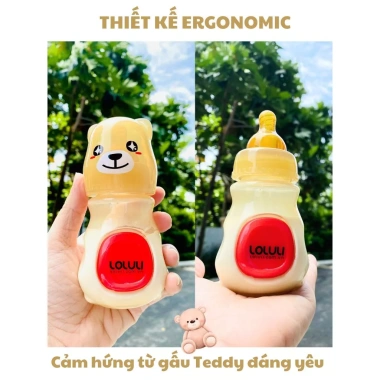 Bình sữa Loluli báo nóng PPSM kháng khuẩn an toàn 120/180/240ml vàng - 175.000₫ 2