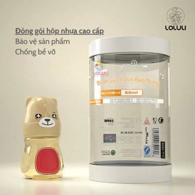 Bình sữa Loluli báo nóng PPSM kháng khuẩn an toàn 120/180/240ml vàng - 175.000₫ 10