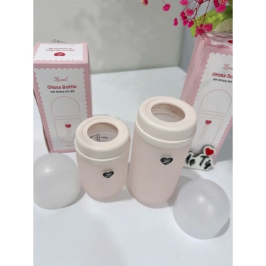 Bình sữa Loveat Thủy Tinh bọc Silicon nội địa Hàn Quốc 240ml/160ml - Giá ưu đãi 380.000đ 2 Bình sữa Loveat Thủy Tinh bọc Silicon nội địa Hàn Quốc 240ml/160ml - Giá ưu đãi 380.000đ 2