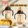 Bình sữa Minitutu Nano bạc cổ rộng 300ml và 240ml cho bé - Giá ưu đãi 150.000₫