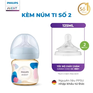 Bình Sữa Mô Phỏng Tự Nhiên PPSU Philips Avent 125/260/330ml - Giá ưu đãi 403.000đ