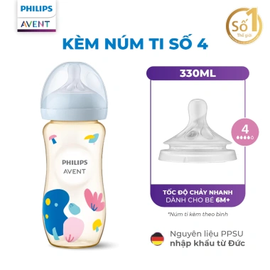 Bình Sữa Mô Phỏng Tự Nhiên PPSU Philips Avent 125/260/330ml - Giá ưu đãi 403.000đ
