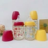 Bình sữa moyuum 170-270ml cổ rộng họa tiết tim vàng đỏ Giá chỉ 38.000đ