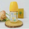 Bình sữa moyuum 170-270ml cổ rộng họa tiết tim vàng đỏ Giá chỉ 38.000đ 2