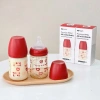 Bình sữa moyuum 170-270ml cổ rộng họa tiết tim vàng đỏ Giá chỉ 38.000đ 7