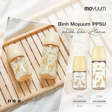 Bình sữa Moyuum Hàn Quốc cho trẻ, núm ti mềm mại, nhựa PPSU 170ml/270ml - Giá chỉ 199.000₫ 6