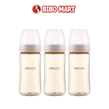 Bình Sữa Moyuum Hàn Quốc PPSU 170ml/270ml Chịu Nhiệt, Van Khí, Chống Sặc, Giảm Đầy Hơi - Giá Ưu Đãi 335k