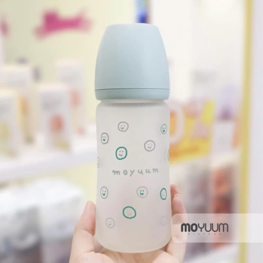 Bình sữa Moyuum thủy tinh silicone 150ml-240ml - Tặng quà, giá ưu đãi 190k 10 Bình sữa Moyuum thủy tinh silicone 150ml-240ml - Tặng quà, giá ưu đãi 190k 10