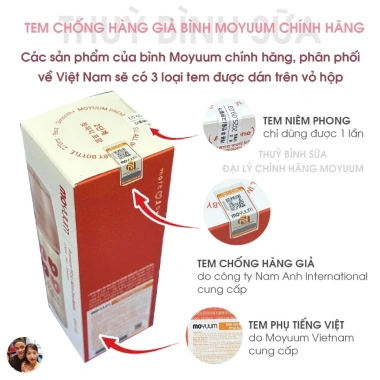 Bình sữa Moyuum Thủy tinh tráng Silicon 150ml-240ml Hàn Quốc chính hãng - 480k 2