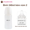 Bình sữa Moyuum Thủy tinh tráng Silicon 150ml-240ml Hàn Quốc chính hãng - 480k 8