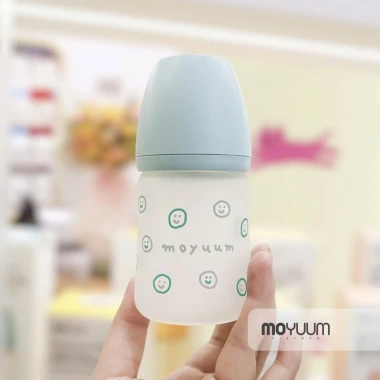 Bình sữa Moyuum thuỷ tinh tráng silicon 150ml - 240ml không BPA giá ưu đãi 585k 5