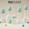 Bình sữa Moyuum thủy tinh tráng silicon mẫu trơn và hoạ tiết nhập khẩu chính hãng giá ưu đãi 359.000 VND 3