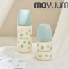 Bình sữa Moyuum thủy tinh tráng silicon mẫu trơn và hoạ tiết nhập khẩu chính hãng giá ưu đãi 359.000 VND 9