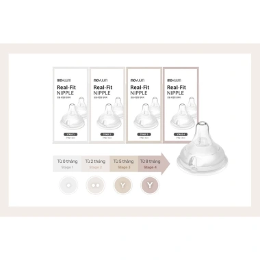 Bình Sữa Moyuum Thuỷ Tinh Tráng Silicone 150ml-240ml An Toàn, Vệ Sinh Dễ Dàng, Giá 565k
