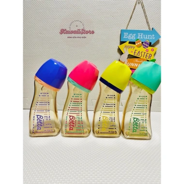 Bình sữa Nhật Bản BÉTTA cổ rộng 160ml-240ml - Giá ưu đãi 689.000₫, chính hãng