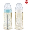 Bình sữa NUK cảm biến nhiệt PPSU chuẩn EU, núm ti silicone, 150ml-300ml