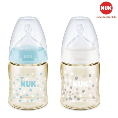 Bình sữa NUK cảm biến nhiệt PPSU chuẩn EU, núm ti silicone, 150ml-300ml 3 Bình sữa NUK cảm biến nhiệt PPSU chuẩn EU, núm ti silicone, 150ml-300ml 3