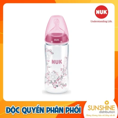 Bình sữa NUK cổ rộng 300ml, núm ti S2, chống sặc, chống đầy hơi – 231.200₫ 2 Bình sữa NUK cổ rộng 300ml, núm ti S2, chống sặc, chống đầy hơi – 231.200₫ 2
