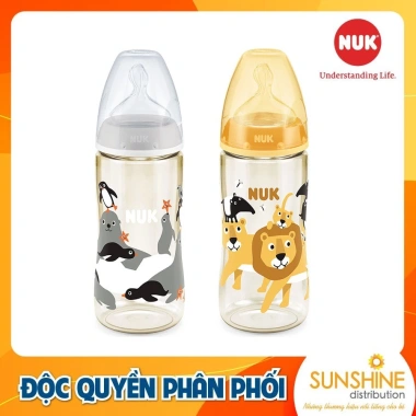 Bình sữa NUK PPSU – siêu nhẹ, chống vỡ, nút ti silicone chỉnh nha, giá 279.200₫ 5 Bình sữa NUK PPSU – siêu nhẹ, chống vỡ, nút ti silicone chỉnh nha, giá 279.200₫ 5