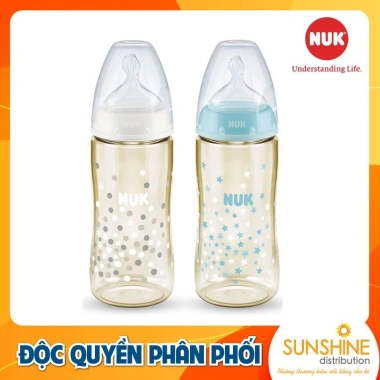 Bình sữa NUK PPSU – siêu nhẹ, chống vỡ, nút ti silicone chỉnh nha, giá 279.200₫ 6 Bình sữa NUK PPSU – siêu nhẹ, chống vỡ, nút ti silicone chỉnh nha, giá 279.200₫ 6
