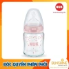 Bình sữa NUK Premium Choice 120ml Thủy tinh cao cấp - Núm ti chỉnh nha Silicone S1 M, 239.200₫ 2