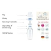 Bình sữa NUK thủy tinh 120‑240ml chính hãng tem PP, núm ti Silicone - 188.000₫ 6