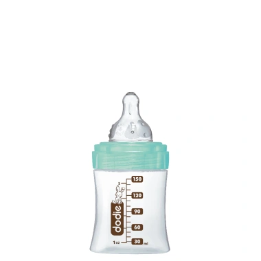 Bình sữa núm dẹt Dodie cho bé 0-6 tháng bằng thủy tinh - Giá giảm 380.000đ