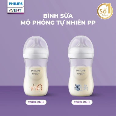 Bình sữa Philips Avent Natural Response 125‑330ml Mô phỏng tự nhiên, giảm giá 221k 3
