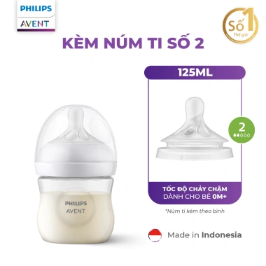 Bình sữa Philips Avent Natural Response 125‑330ml Mô phỏng tự nhiên, giảm giá 221k 9