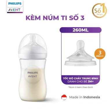 Bình sữa Philips Avent Natural Response 125‑330ml Mô phỏng tự nhiên, giảm giá 221k 10