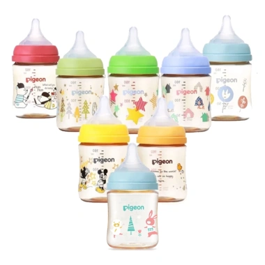 Bình Sữa Pigeon Nội Địa Nhật Thế Hệ 3 2.024 Full Mẫu 160ml/240ml - Giá 255k 2