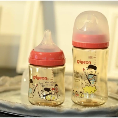 Bình sữa Pigeon PPSU 160-240ml mẫu mới 2.025, nội địa Nhật, tặng kim đục lỗ, chỉ 245k 10 Bình sữa Pigeon PPSU 160-240ml mẫu mới 2.025, nội địa Nhật, tặng kim đục lỗ, chỉ 245k 10